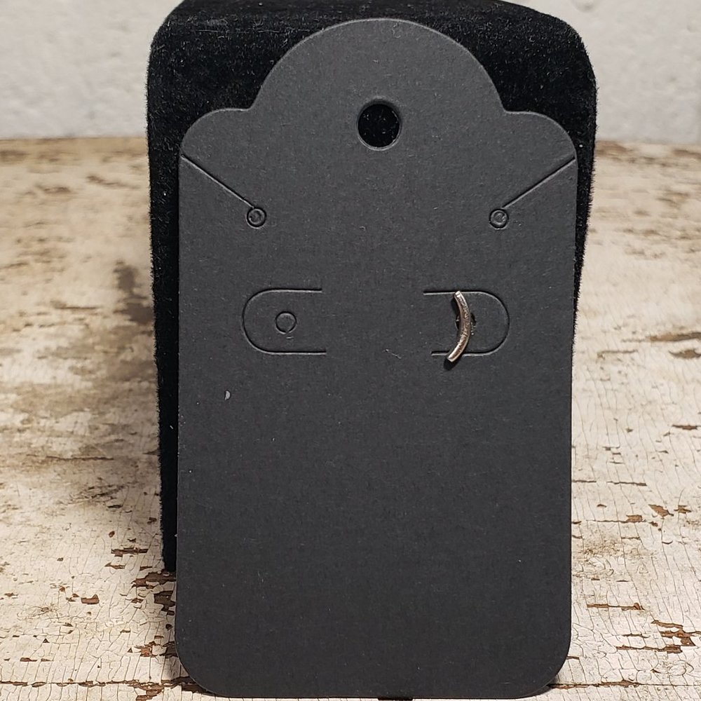 Universal Thread ~ Sterling Silver ~ Moon Shaped Earring